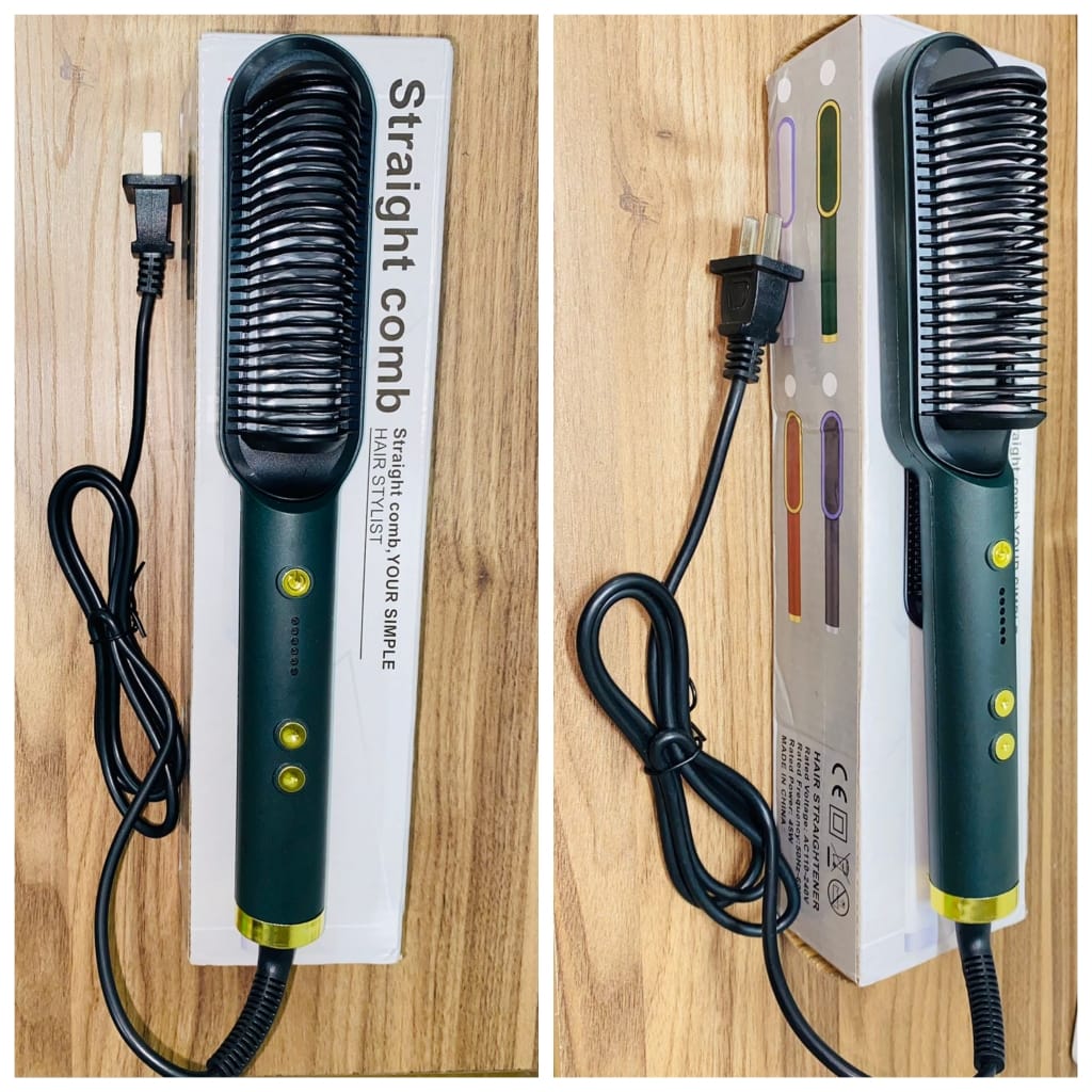 LisoPerfecto™ Cepillo Alisador 2 en 1 Antiquemaduras 5 Niveles 45w | Para un Alisado Perfecto en 5 Minutos - [PROMOCIÓN DISPONIBLE SOLO HOY]