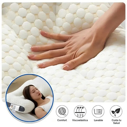 DELUXE ERGONOMIC PLUS Almohada Ortopedica 3d Con Alineación Cervical Perfecta