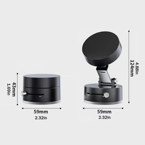 🎁 Vacuum Suction Magnetic Phone Stand