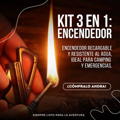 🔥Ignix™ – Encendedor 3 en 1  –  El encendedor que siempre te acompaña 🔥